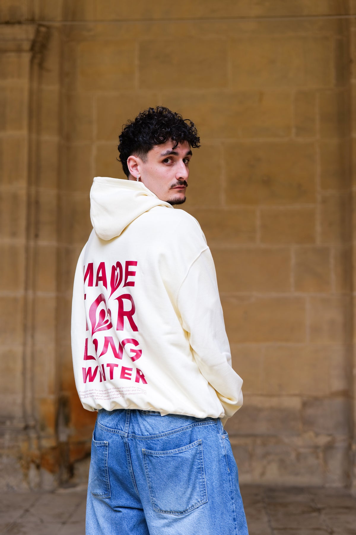 Hoodie oversize beige - Rural
