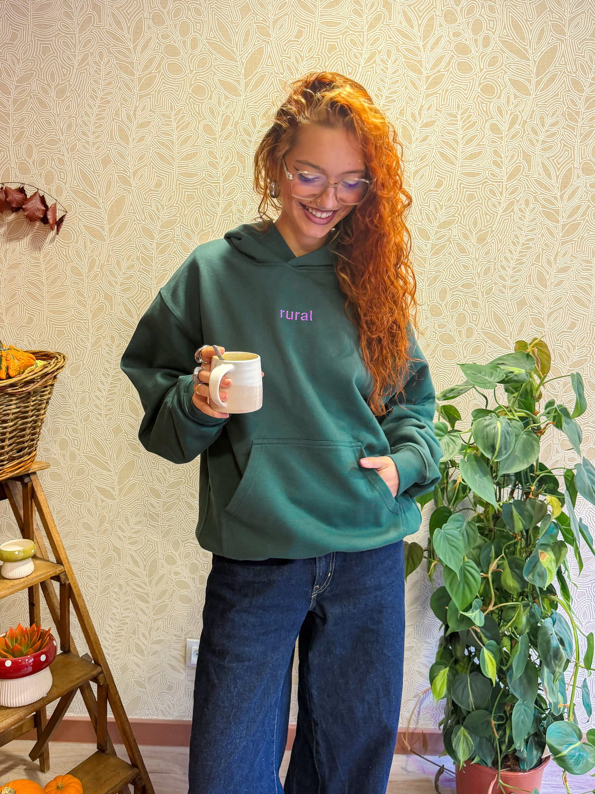 Hoodie Flower Crew - Rural
