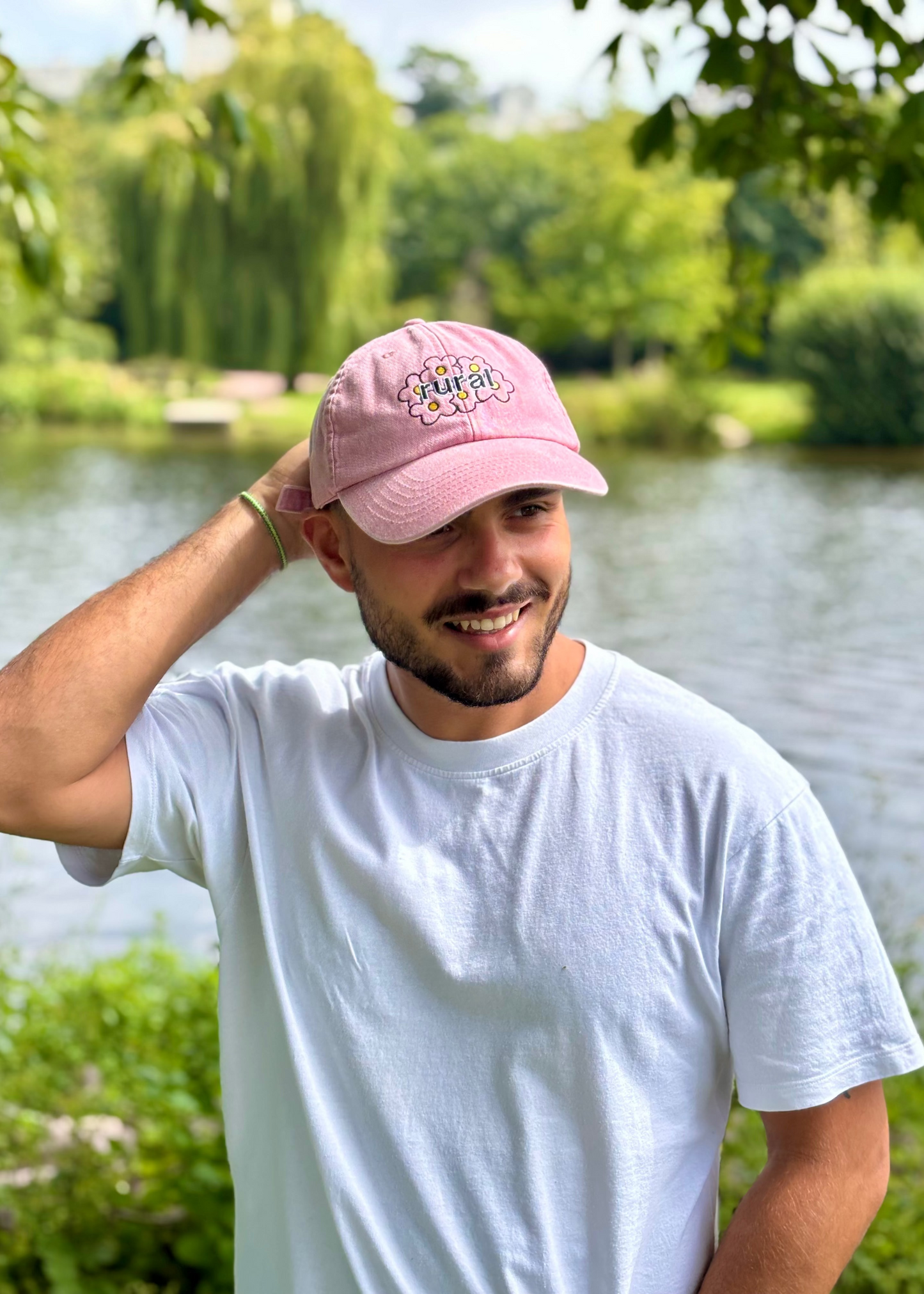 Casquette rose Rural