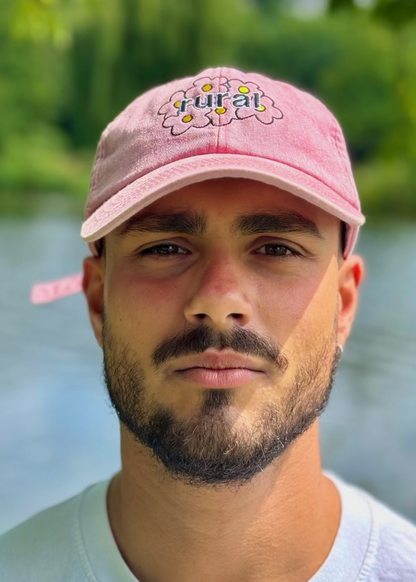 Casquette rose Rural