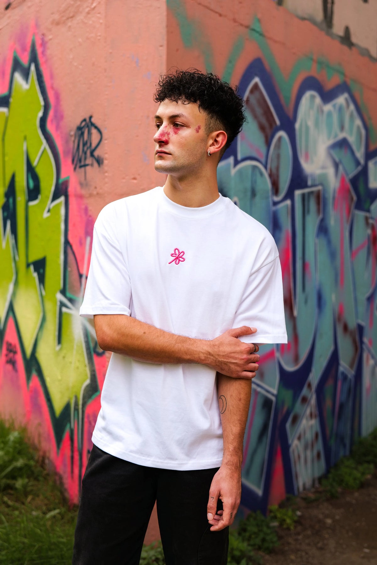 T-shirt Blanc oversize - Rural