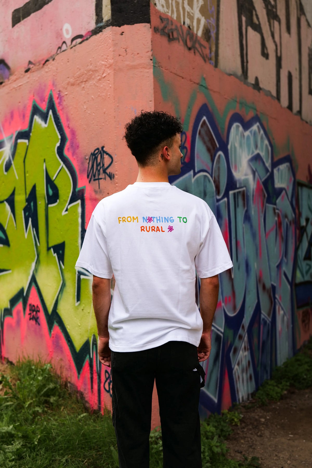 T-shirt Blanc oversize - Rural