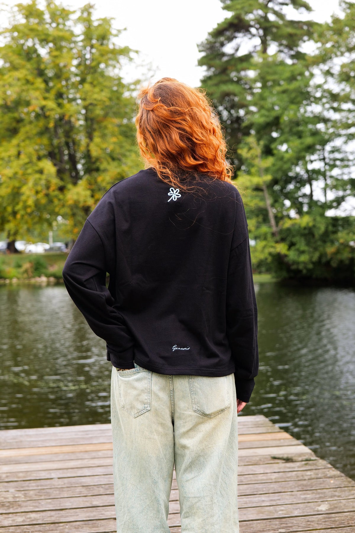 Longsleeve oversize noir - Rural