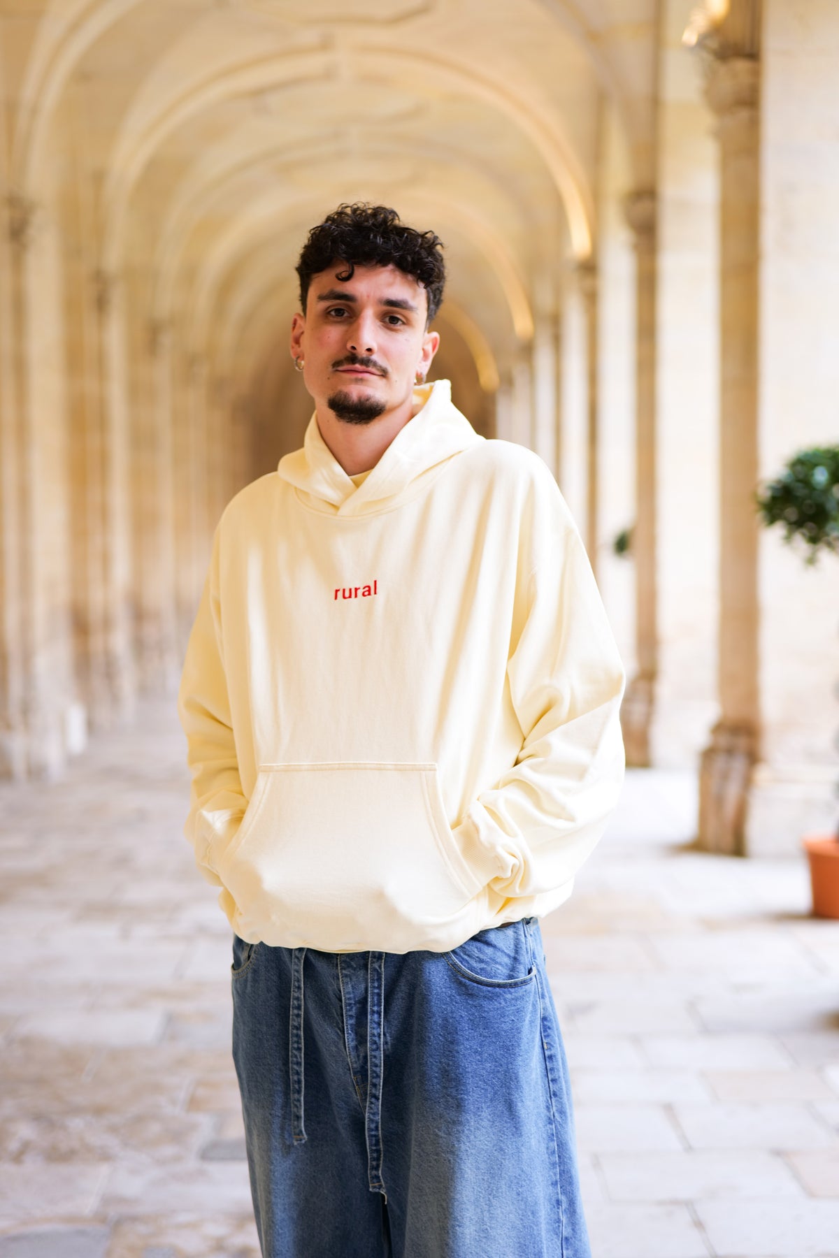 Hoodie oversize beige - Rural